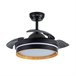 Ventilador De Techo Metal Serie Nalon Negro