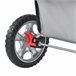 Carrito para mascotas impermeable acero / poliéster Gris