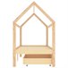Estructura De Cama Infantil 206x97 Marron