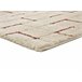 Alfombra shaggy geométrica con relieve BRENDA - ATTICGO 80x150 Cobre