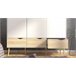 Armario DELTA puertas batientes y 3 cajones 147x200cm blanco Blanco