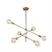 Lámpara De Techo Metal Serie Jerusalen Dorado