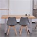 Mesa de comedor Loft 160 160x160 Blanco