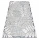 Alfombra Estructural BOTANIC 65241 Hojas tejido plano 78x150 Gris