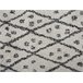Beliani Alfombra de pelo corto AGADIR 140x200 Blanco/ Beige
