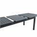 Mesa extensible de jardín ORION gris oscuro Gris Oscuro