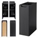 Mueble de baño bajo lavabo Newport con puerta 20 Negro/ Madera
