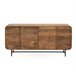 Aparador de madera maciza de mango con 4 puertas Madera