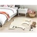 Beliani Alfombra para niños IOREK Blanco/ Beige