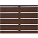 Beliani Banco Madera de eucalipto TUSCANIA Marron