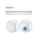 Panel Led Rectangular Aluminio Serie Voltaire Niquel