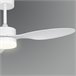 Ventilador de techo VALCANO con aspas y luz led blanco Blanco