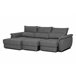 Chaise longue con cama BENSON Antracita