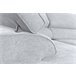 Rinconera con cama MACK izquierda 4 plazas gris claro Gris Claro