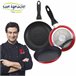 Bateria de cocina 12 piezas con juego de sartenes Multicolor