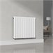 Radiador de panel Nore de Diseño monocapa plano acero Blanco