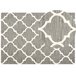 Beliani Alfombra de pelo corto YALOVA 160x230 Gris