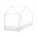 Beliani Cama con somier Madera de pino TOSSE 98x200 Blanco