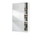 Armario TREVI puertas correderas 120x200cm blanco brillo Blanco Brillo