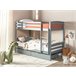 Beliani Conjunto de 2 cajones de cama Madera de pino RUMILLY Gris