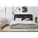 Cabecero de Cama BLUME Tapizado Polipiel 145 Negro