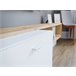 Compacto TV ARY 225cm blanco y roble Blanco/ Madera