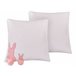 Beliani Cojín decorativo PHLOX Blanco