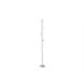 Lámpara de pie ARON 4 focos leds 160cm Inox