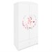 Armario 2 puertas 1 cajón Kocot Kids Babydream Unicornio Blanco