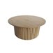 Mesa de centro redonda color roble KATE Madera