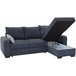 Chaise longue reversible con cama BROADWAY color gris oscuro Gris Oscuro