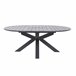 Mesa extensible jardín REMY color gris oscuro Gris Oscuro