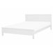 Beliani Cama con somier Madera de pino OLIVET 169x208 Blanco