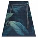 Alfombra lavable ANDRE 1170 Hojas Geométrico 120x170 Azul Marino