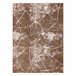 Alfombra MEFE moderna 2783 Mármol Structural dos niveles 140x190 Gris
