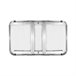 Acomoda Textil – Mesa Plegable de Aluminio 50x30 Blanco/ Gris