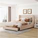 Cama con cajones 200x140 Beige