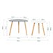 Set De 2 Mesas De Café Mesa Auxiliar FBT74-HG SoBuy 55x53 Gris