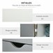 Armario de Baño MDF, Melamina de Madera kleankin, hogar - baño Gris