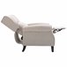 Sillón Relax Tela, Metal, Madera, Espuma HOMCOM Gris