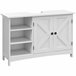 Armario de Baño MDF kleankin, hogar - baño Blanco