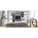 Mueble de salón AKRON Blanco/ Gris