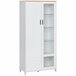 Alacena de Cocina Melamina de Madera HOMCOM, hogar - cocina Blanco