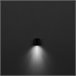 FORLIGHT Prisma - Aplique de Pared Exterior GU10 Luz Hacia Abajo Negro