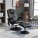 Sillón de Masaje Eléctrico PU y Acero HOMCOM Crudo