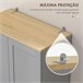 Alacena de Cocina Melamina de Madera HOMCOM, hogar - cocina Gris