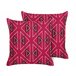 Beliani Cojín de jardín MEZZANO Fucsia