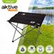 Mesa plegable textil para camping Aktive Negro