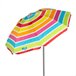 Aktive Sombrilla de playa inclinable rayas UV50 Multicolor