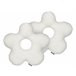 Beliani Cojín decorativo CAMPONULA 40x40 Blanco